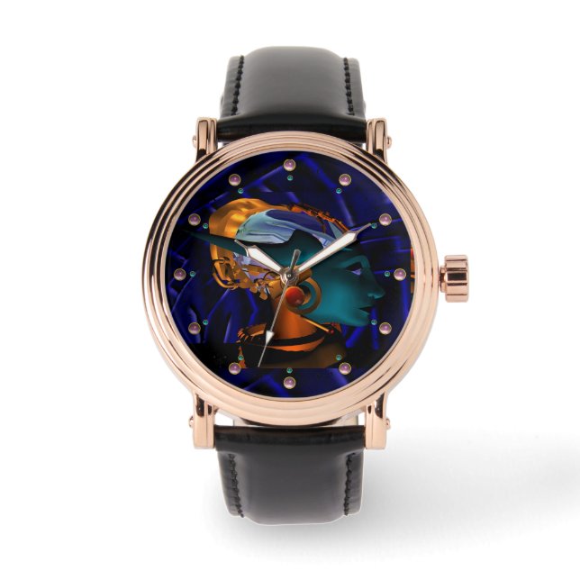 NEMES /HYPER ANDROID,Blue Science Fiction Sci-Fi Watch (Front)