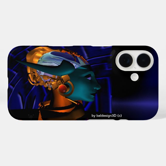 NEMES / HYPER ANDROID PORTRAIT Case-Mate iPhone CASE (Back (Horizontal))