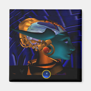 NEMES / HYPER ANDROID PORTRAIT, Science Fiction Magnet
