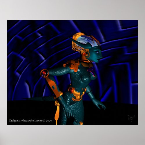 NEMES  HYPER ANDROID Science Fiction Poster