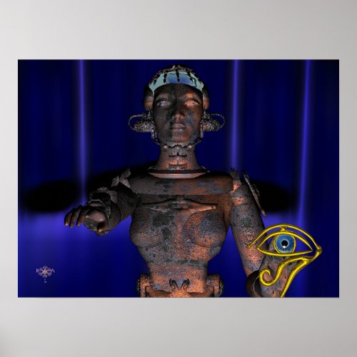 NEMES  HYPER ANDROID WITH ANKH POSTER