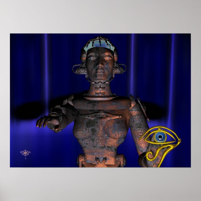 NEMES / HYPER ANDROID WITH ANKH POSTER (Front)