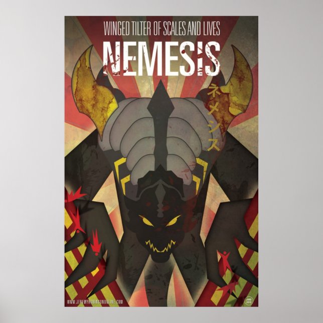 Nemesis Kaiju Poster - Art by James Biggie (Front)