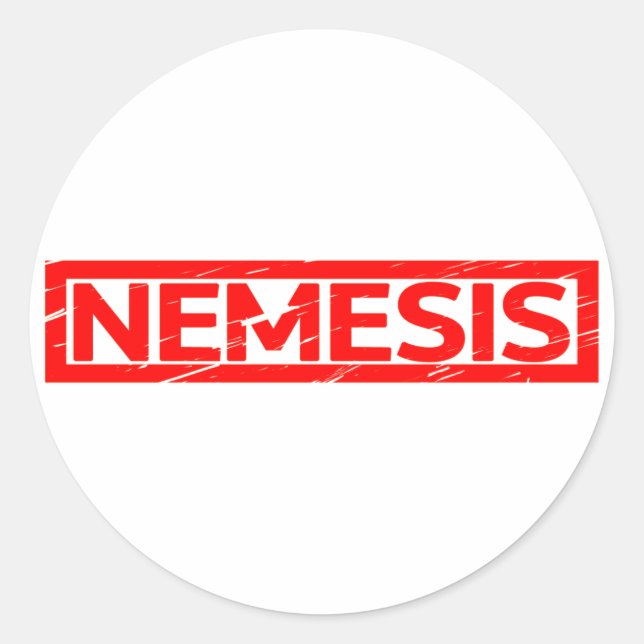 Nemesis Stamp Classic Round Sticker (Front)