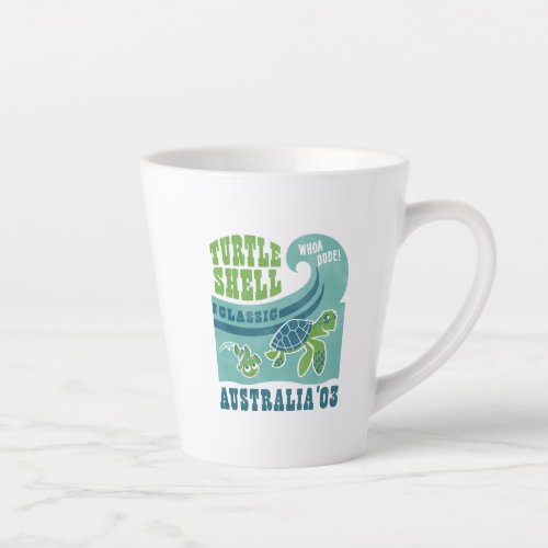 Nemo and Crush _ Australia 03 Latte Mug