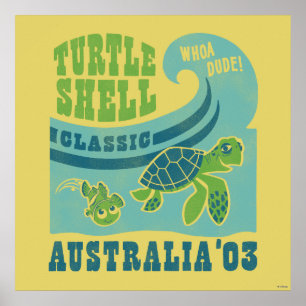 Nemo and Crush - Australia '03 Poster