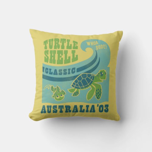 Nemo and Crush _ Australia 03 Throw Pillow