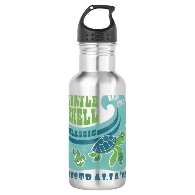 Nemo and Crush - Australia '03 Water Bottle (Front)
