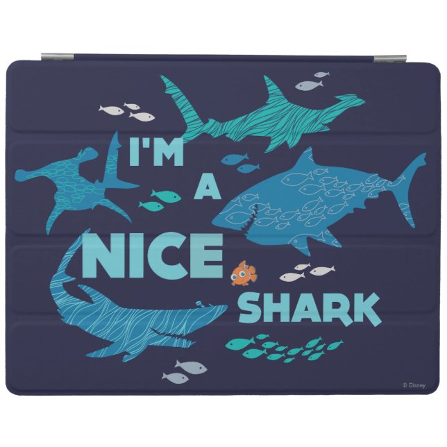 Nemo and Sharks - I'm A Nice Shark iPad Smart Cover (Horizontal)