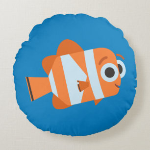 Nemo   Chart Your Own Adventure Round Pillow