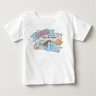 Nemo, Dory & Marlin Ocean Here we Come Baby T-Shirt