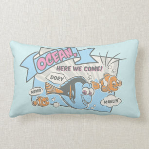 Nemo, Dory & Marlin   Ocean Here we Come Lumbar Pillow