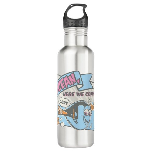 Nemo Dory  Marlin  Ocean Here we Come Stainless Steel Water Bottle