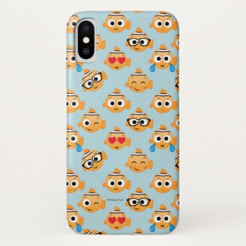 Nemo Emoji Pattern iPhone X Case