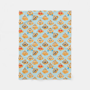 Nemo Emoji Pattern Fleece Blanket