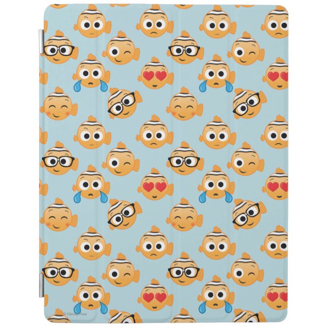Nemo Emoji Pattern iPad Smart Cover (Front)