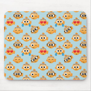 Nemo Emoji Pattern Mouse Pad