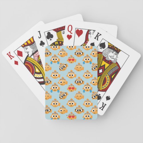 Nemo Emoji Pattern Poker Cards