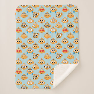 Nemo Emoji Pattern Sherpa Blanket
