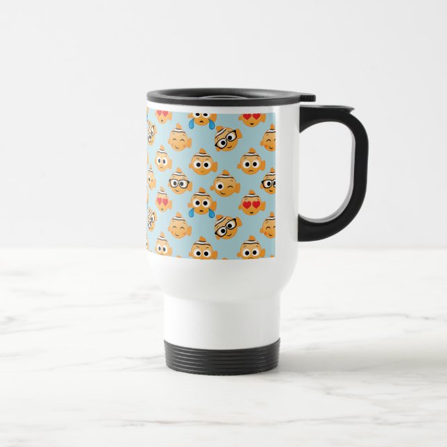 Nemo Emoji Pattern Travel Mug (Right)