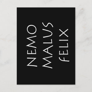 Nemo malus felix postcard