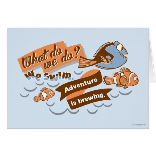 Nemo, Marlin & Dory | Adventure is Brewing Cards (Front Horizontal)