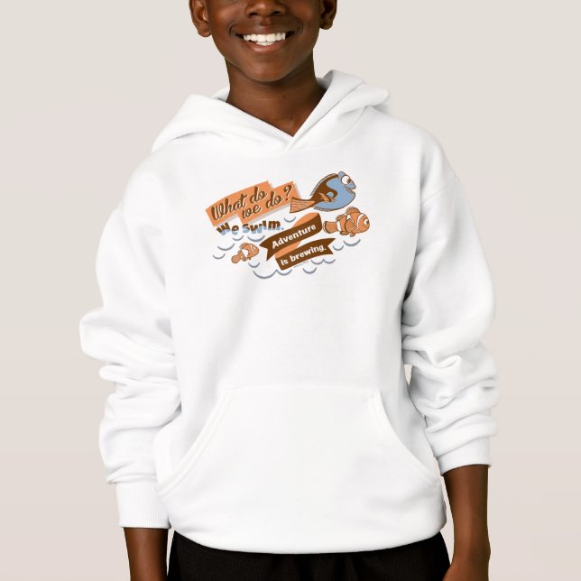Nemo, Marlin & Dory | Adventure is Brewing Hoodie (Front)