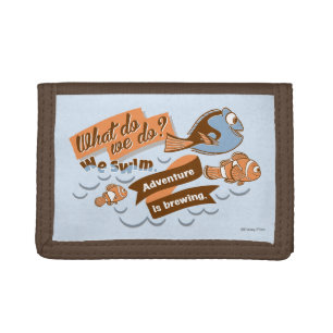 Nemo, Marlin & Dory   Adventure is Brewing Tri-fold Wallet