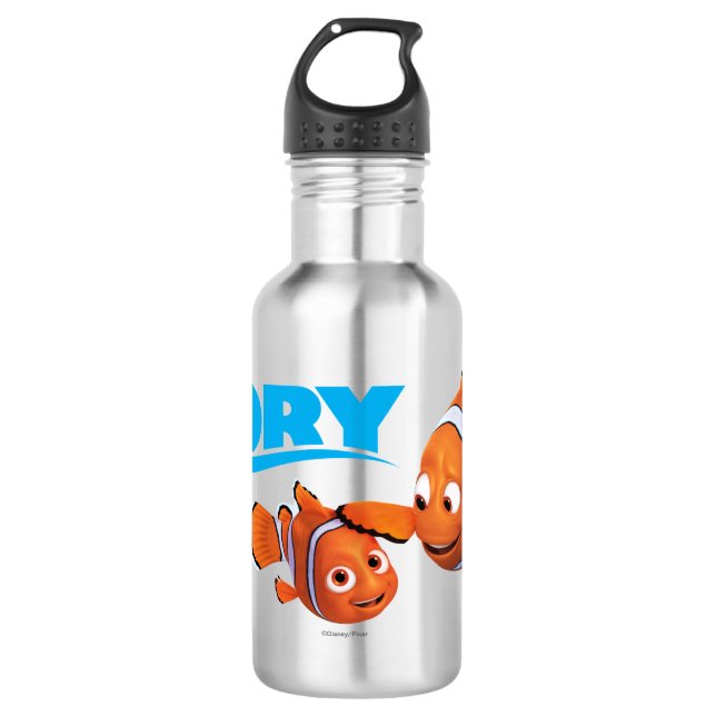 Nemo & Marlin Stainless Steel Water Bottle (Front)