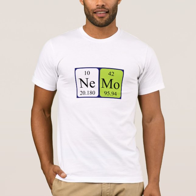 Nemo periodic table name shirt (Front)