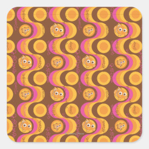 Nemo Retro Pattern Square Sticker