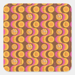 Nemo Retro Pattern Square Sticker