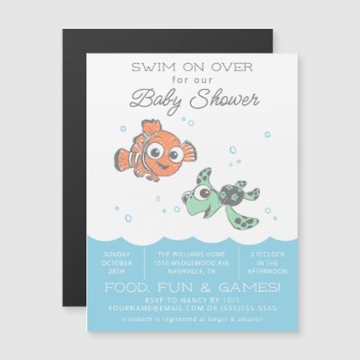 Nemo &amp; Squirt Baby Shower