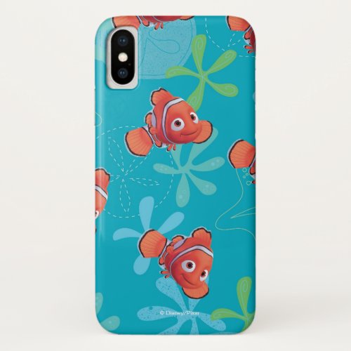 Nemo Teal Pattern iPhone X Case