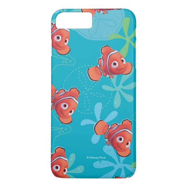 Nemo Teal Pattern Case-Mate iPhone Case (Back)