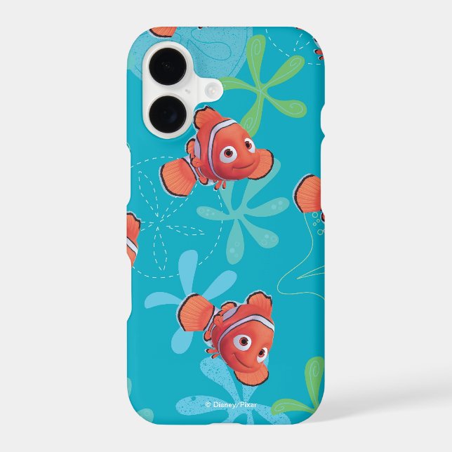 Nemo Teal Pattern Iphone Case (Back)