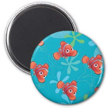 Nemo Teal Pattern Magnet by FindingDory at Zazzle