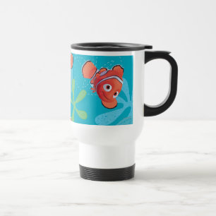 Nemo Teal Pattern Travel Mug