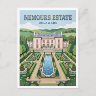 Nemours Estate Wilmington Delaware Postcard