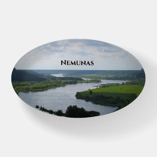 Nemunas River at Vilkija LITHUANIA ___ Paperweight