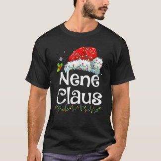 Nene Claus Christmas Pajama Family Matching Xmas L T-Shirt