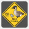 Nene Crossing Square Sticker