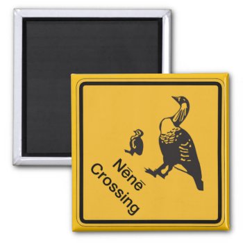 Nene Crossing  Traffic Warning Sign  Hawaii  Usa Magnet by worldofsigns at Zazzle