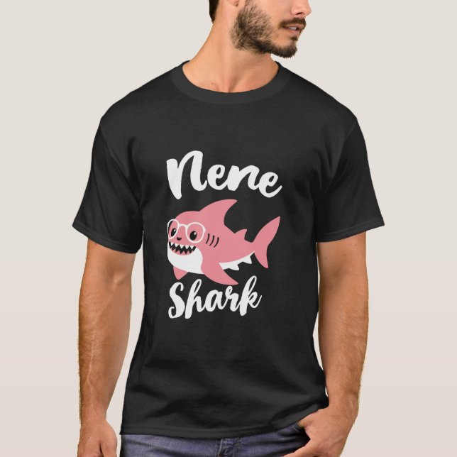 Nene Shark Mother s Day Grandma Funny  T-Shirt (Front)