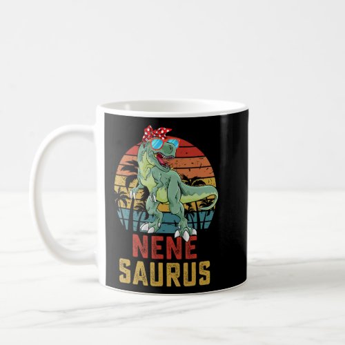 Nenesaurus Rex Dinosaur Grandma Saurus Family Matc Coffee Mug