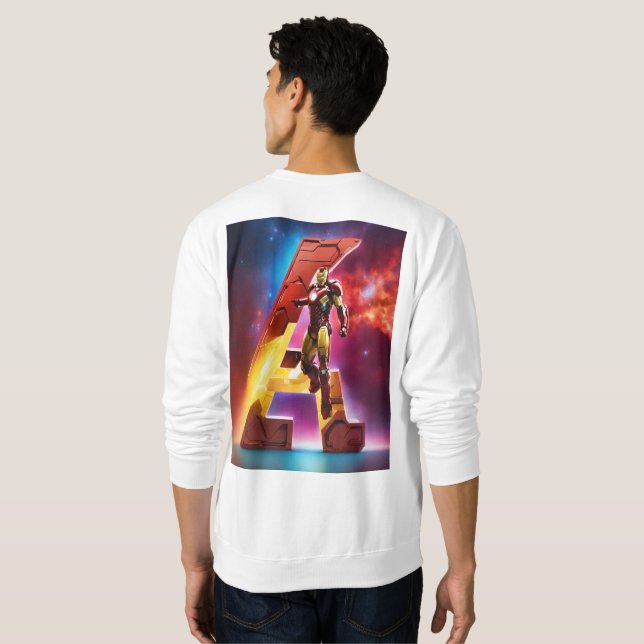 Neo-A  The Futuristic Iron Vision Sweatshirt (Back Full)
