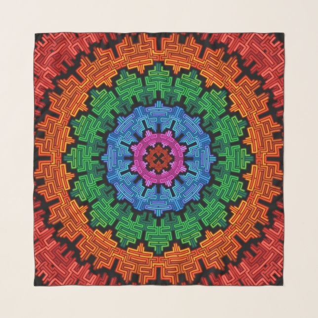 Neo - Chiffon Scarf By Vibrata (Front)