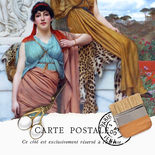 Neo_classical Vintage Women Godward Tissue Paper