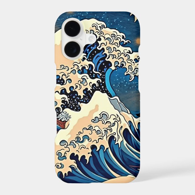 Neo Great Wave – Japanese Pop Art iPhone Case (Back)