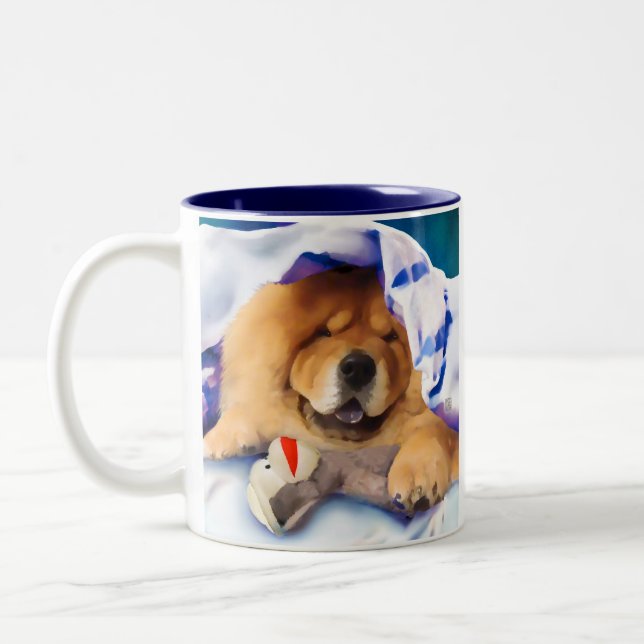 NEO heARTdog chow mug (Left)